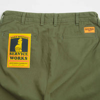 Service Works Drill Part Timer Shorts in Olive thumbnail