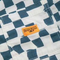 Service Works Drill Printed FOH Jacket - Teal Checker thumbnail