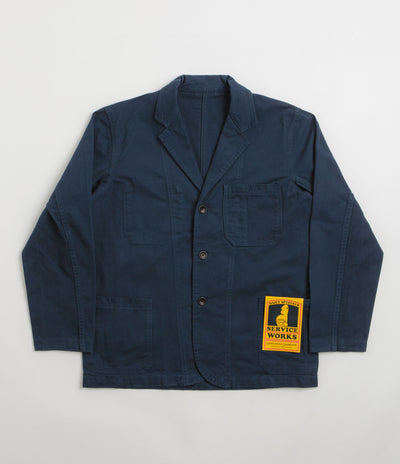 Service Works Drill Server Suit Jacket - Navy