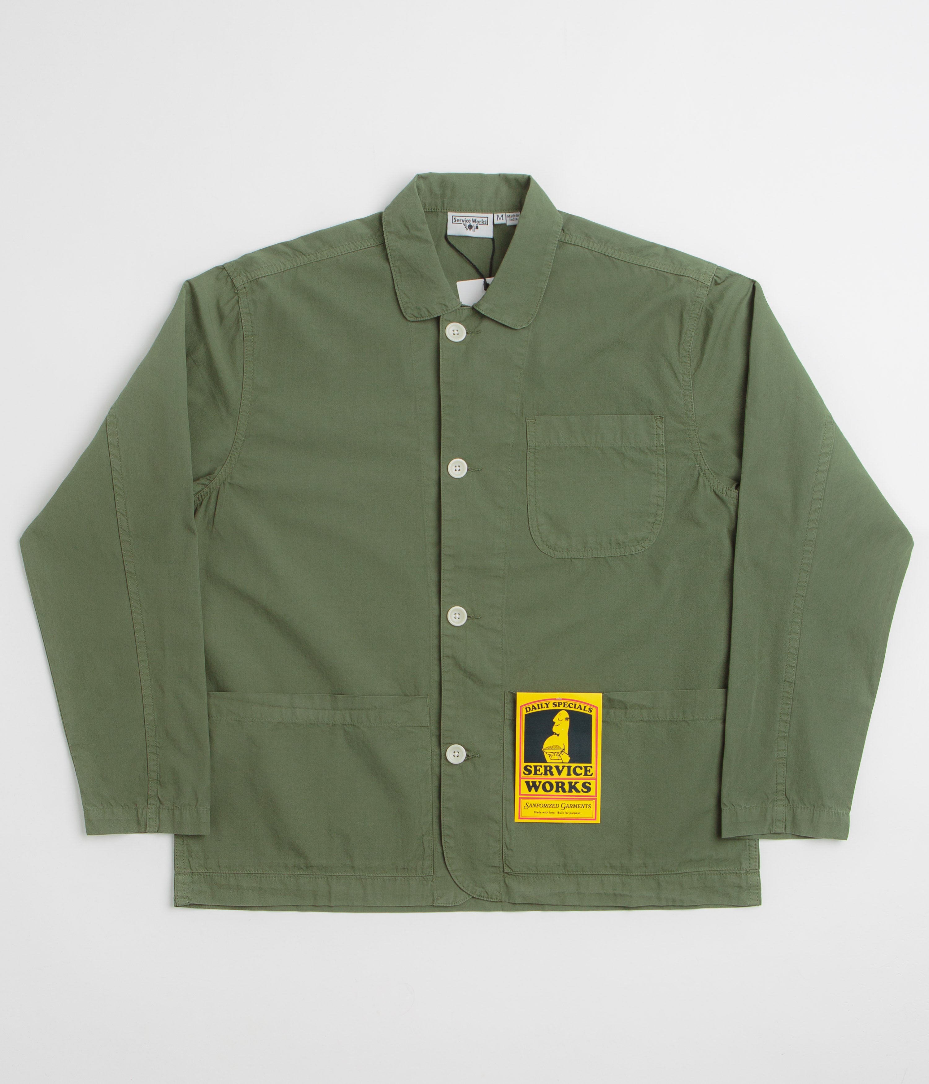 Service Works Easy Chef Shirt - Olive