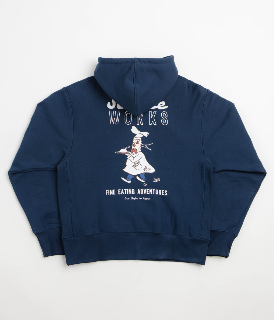 Service Works Eating Adventures Hoodie - Navy