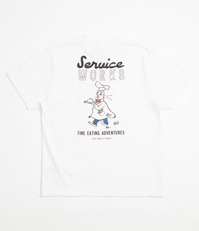 Service Works Eating Adventures T-Shirt - White