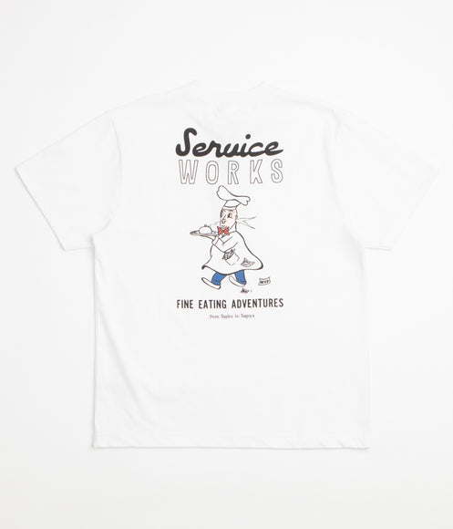 Service Works Eating Adventures T-Shirt - White