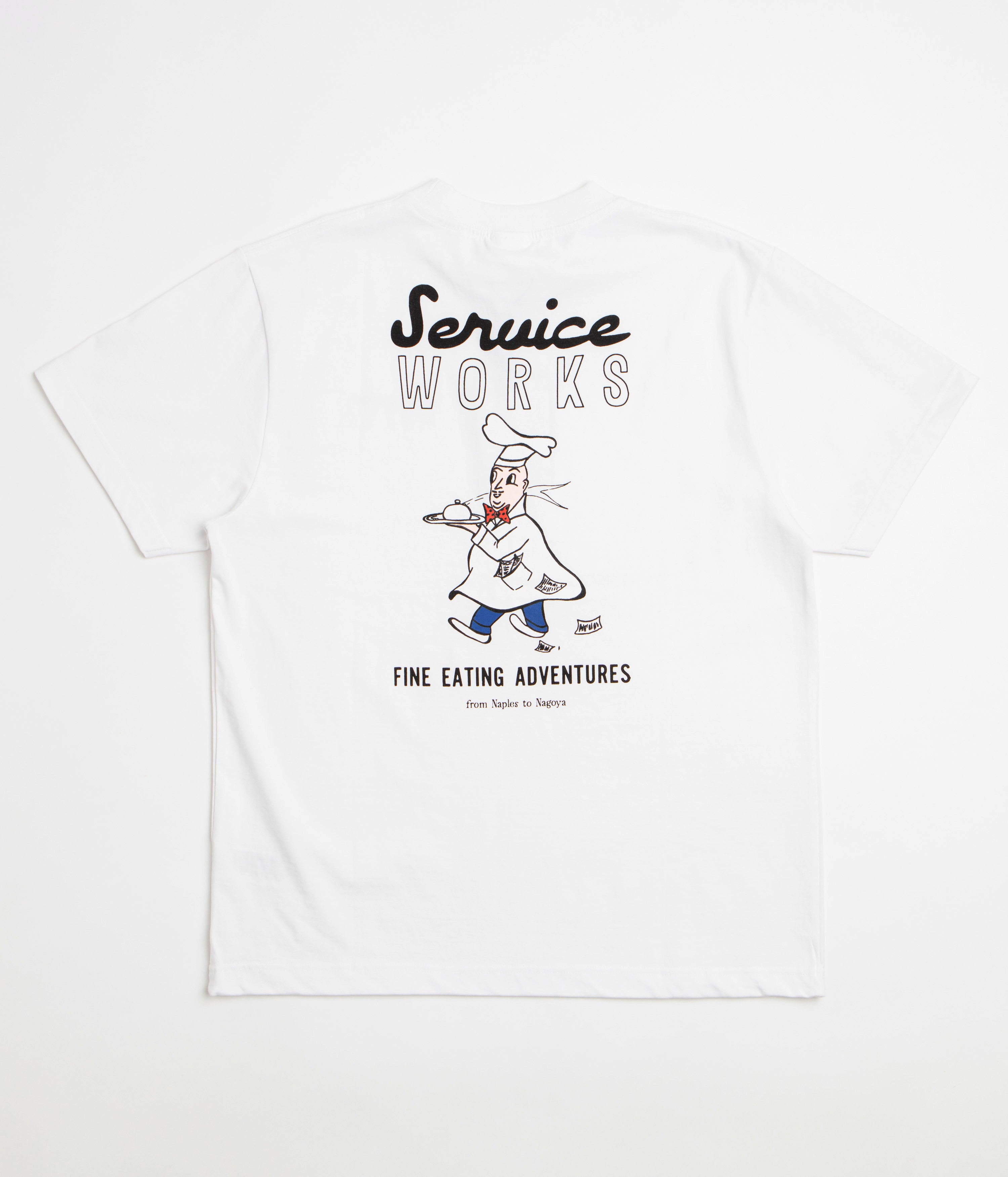 Service Works Eating Adventures T-Shirt in White