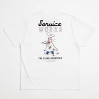 Service Works Eating Adventures T-Shirt - White thumbnail
