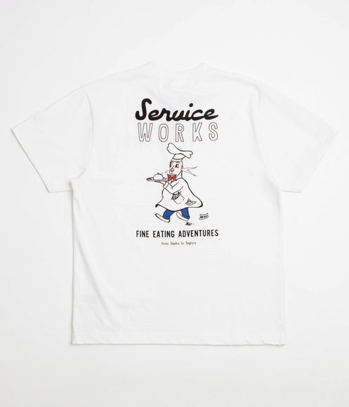 Service Works Eating Adventures T-Shirt - White