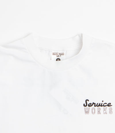 Service Works Eating Adventures T-Shirt - White