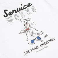 Service Works Eating Adventures T-Shirt - White thumbnail