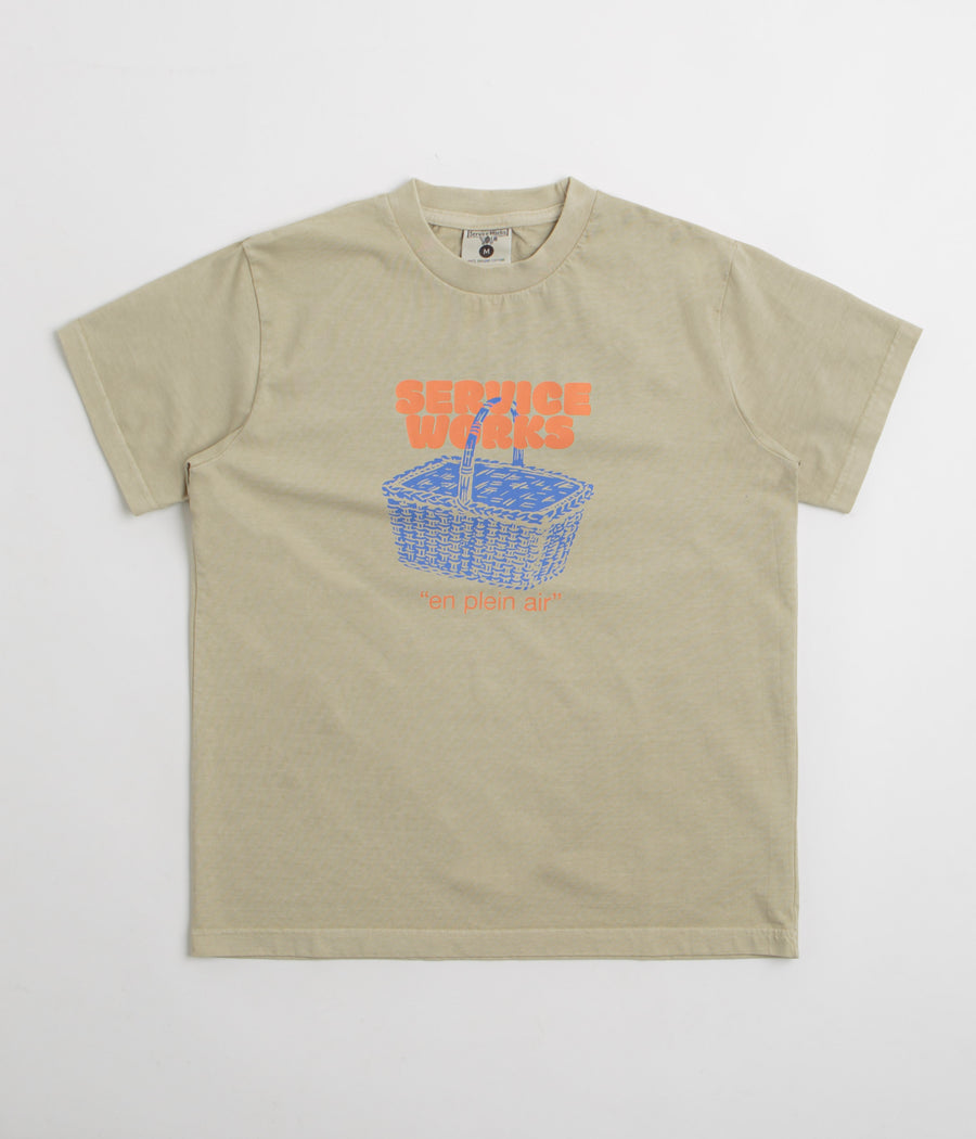 Service Works En Plein Air T-Shirt in Stone