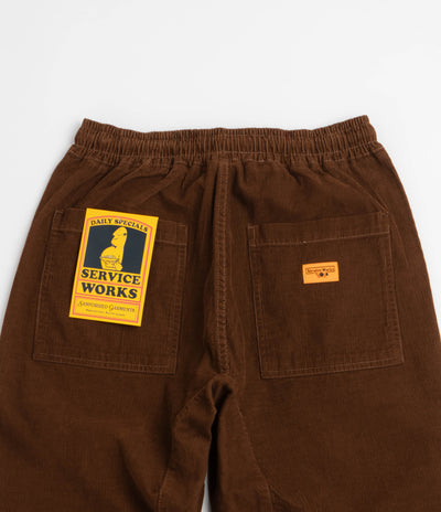 Service Works Fine Cord Chef Pants - Bark