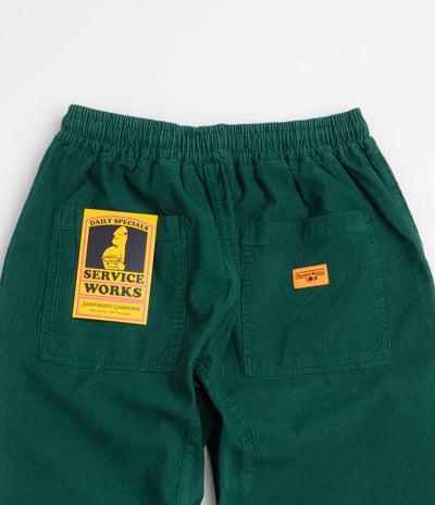 Service Works Fine Cord Chef Pants - Green