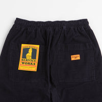 Service Works Fine Cord Chef Pants - Navy thumbnail
