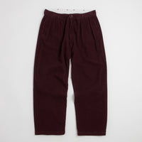 Service Works Fine Cord Part Timer Pants - Burgundy thumbnail