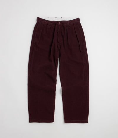Service Works Fine Cord Part Timer Pants - Burgundy
