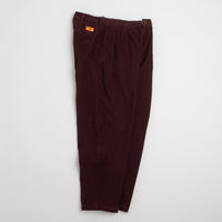 Service Works Fine Cord Part Timer Pants - Burgundy thumbnail