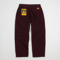 Service Works Fine Cord Part Timer Pants - Burgundy thumbnail