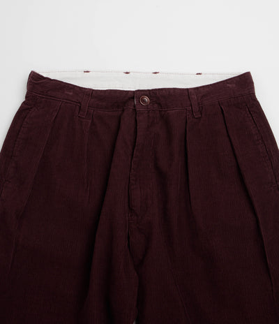 Service Works Fine Cord Part Timer Pants - Burgundy