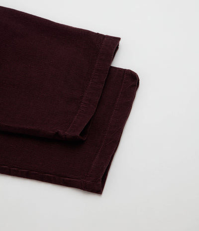 Service Works Fine Cord Part Timer Pants - Burgundy