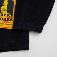 Service Works Fine Cord Server Suit Jacket - Dark Navy thumbnail