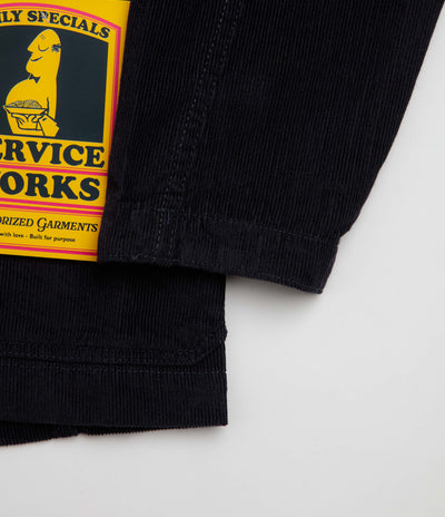 Service Works Fine Cord Server Suit Jacket - Dark Navy