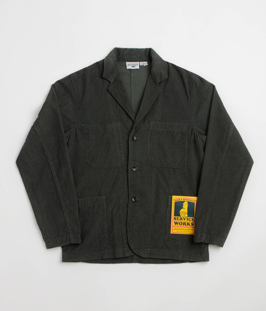 Service Works Fine Cord Server Suit Jacket - Jewel