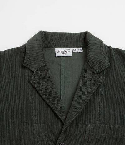 Service Works Fine Cord Server Suit Jacket - Jewel