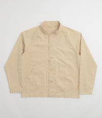 Service Works Fine Twill Waiters Jacket in Pale Khaki