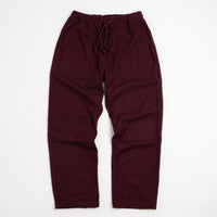 Service Works Flannel Chef Pants - Burgundy thumbnail