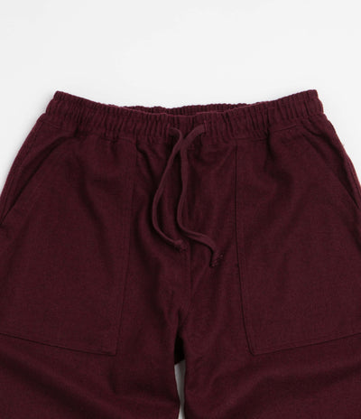 Service Works Flannel Chef Pants - Burgundy