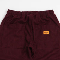 Service Works Flannel Chef Pants - Burgundy thumbnail