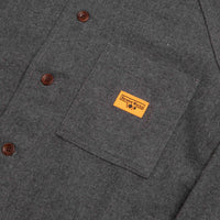 Service Works Flannel FOH Overshirt - Charcoal thumbnail