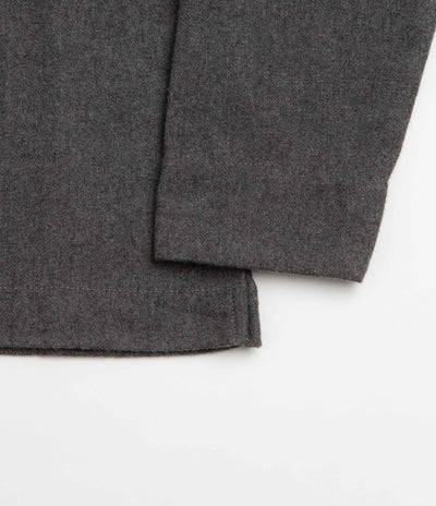 Service Works Flannel FOH Overshirt - Charcoal