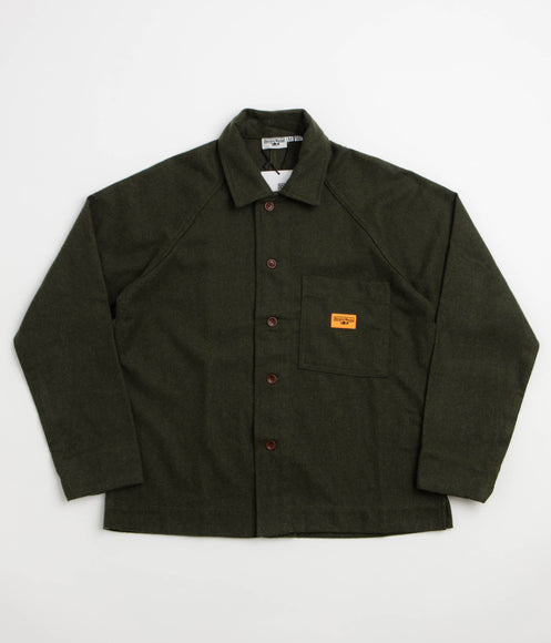 Service Works Flannel FOH Overshirt - Forest