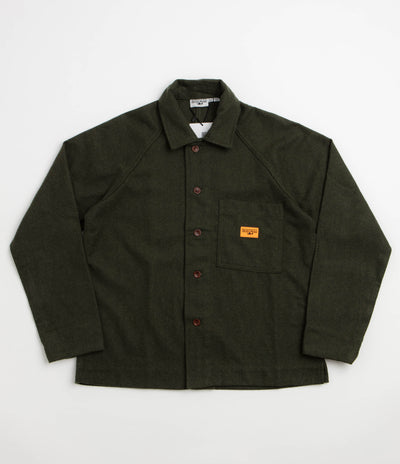 Service Works Flannel FOH Overshirt in Forest