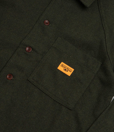 Service Works Flannel FOH Overshirt - Forest