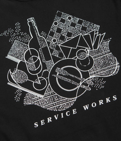 Service Works Frequent Flyer Crewneck Sweatshirt - Black