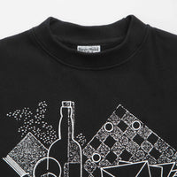 Service Works Frequent Flyer Crewneck Sweatshirt - Black thumbnail