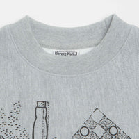 Service Works Frequent Flyer Crewneck Sweatshirt - Heather Grey thumbnail