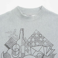 Service Works Frequent Flyer Crewneck Sweatshirt - Heather Grey thumbnail