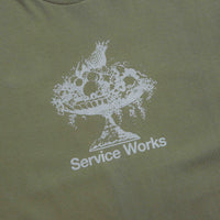 Service Works Fruit Bowl T-Shirt in Olive thumbnail