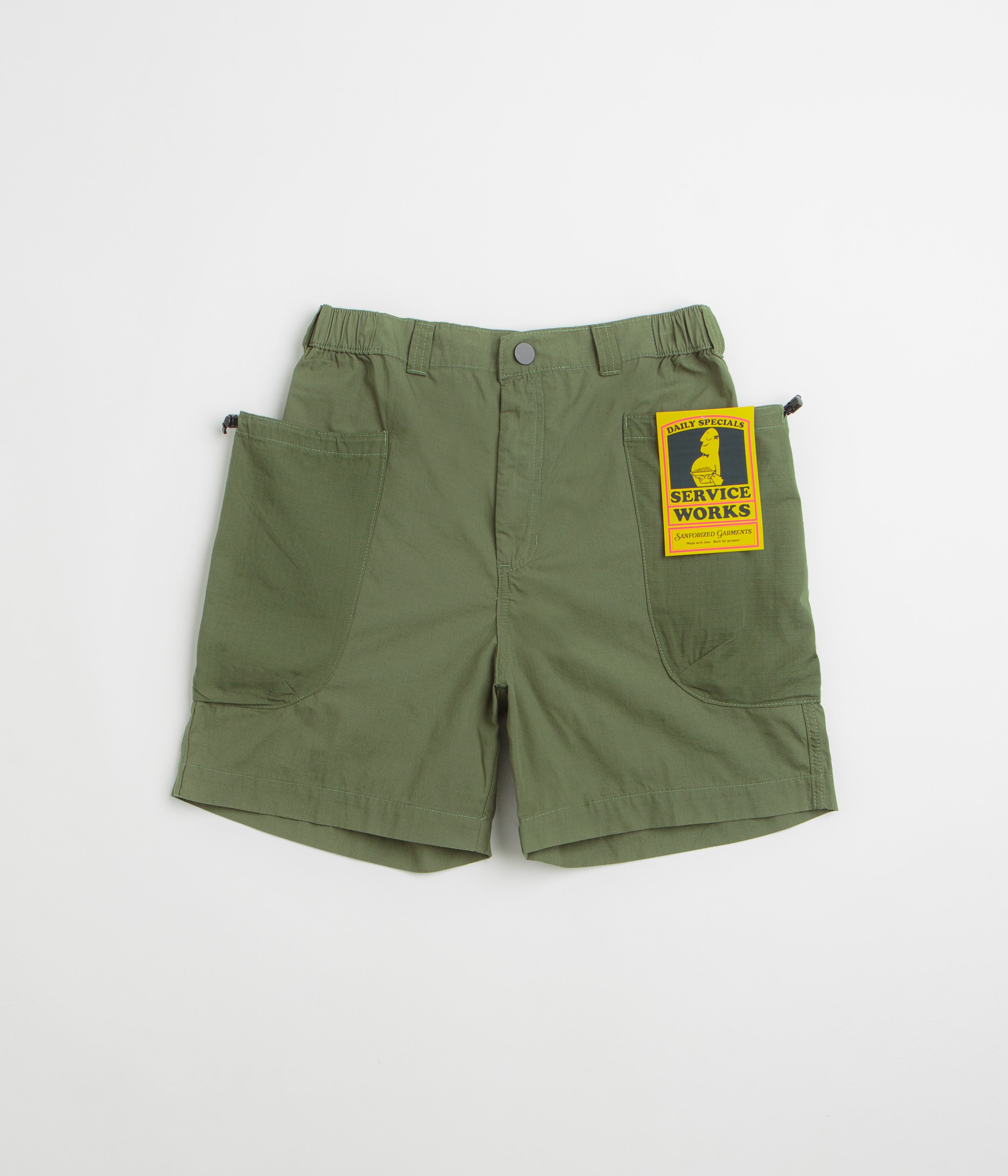 Service Works Gardener Shorts in Olive