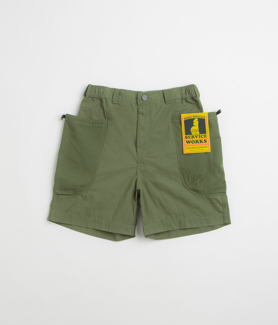 Service Works Gardener Shorts in Olive
