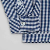 Service Works Gingham Waiter Shirt - Blue thumbnail