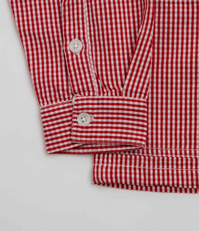 Service Works Gingham Waiter Shirt - Red