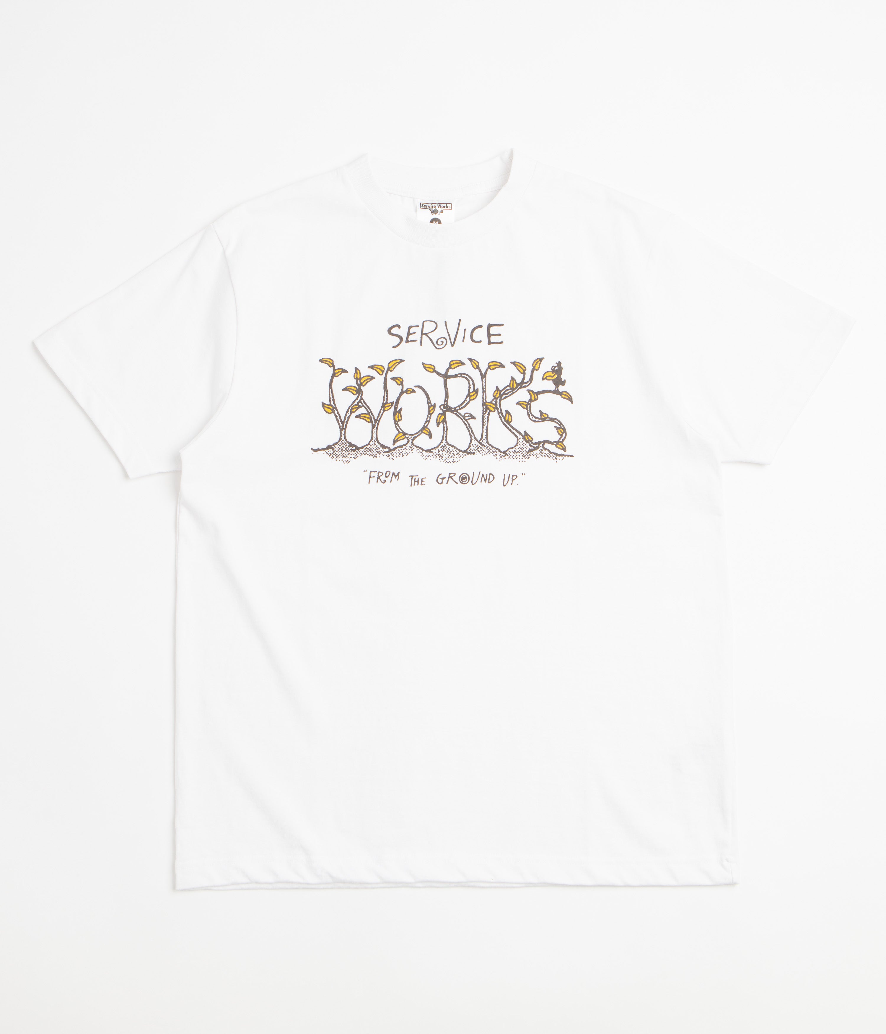 Service Works Ground Up T-Shirt - White