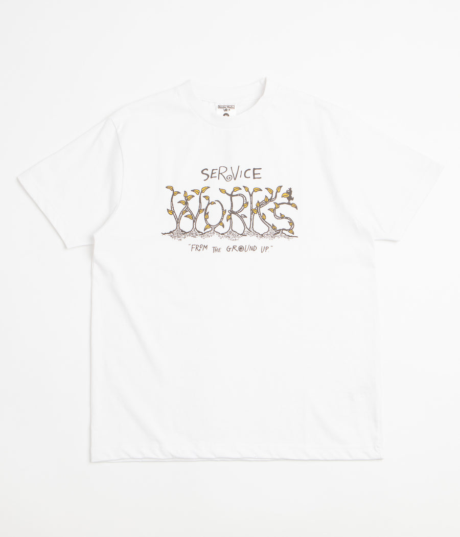Service Works Ground Up T-Shirt - White