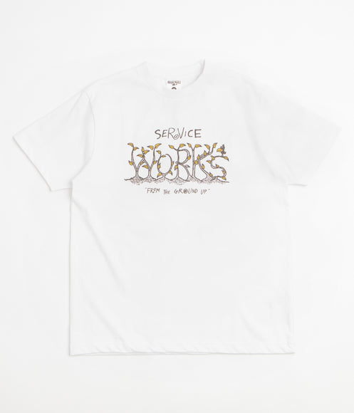 Service Works Ground Up T-Shirt - White