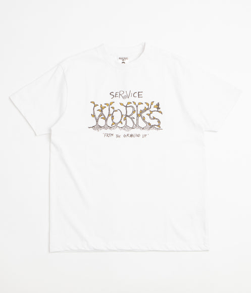 Service Works Ground Up T-Shirt - White
