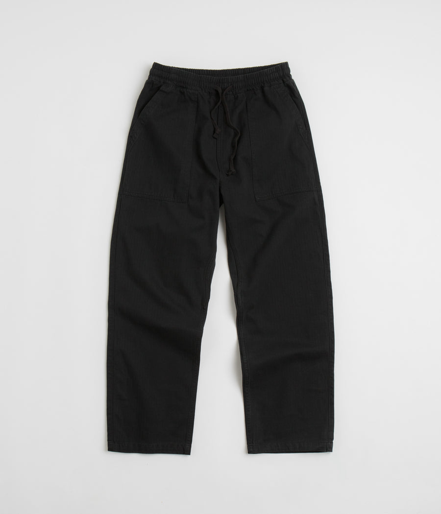 Service Works Herringbone Chef Pants in Black