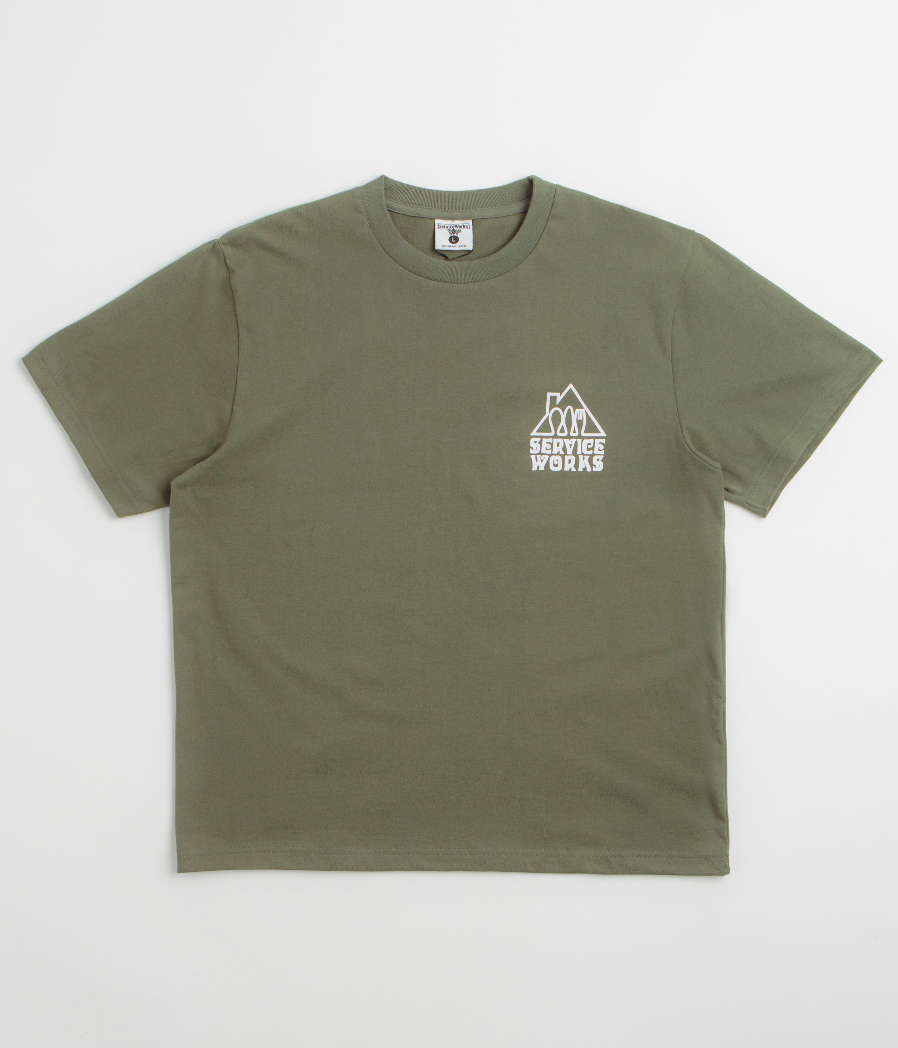 Service Works Home Comforts T-Shirt - Olive